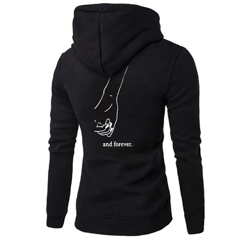 Sugarbaby Couple Hoodies Women Men Sweatshirt Lovers Couples Hoodies Casual Pullovers Gift Hand In Hand Always Forever Drop Ship