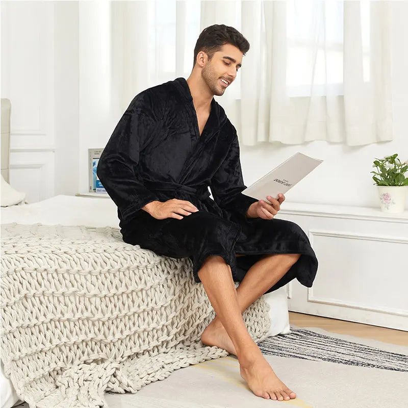 Personalized Plush Flannel Bathrobes Customized Bathrobes His Hers Names Bath Robes Wedding Gifts Couple Winter Robes King Queen