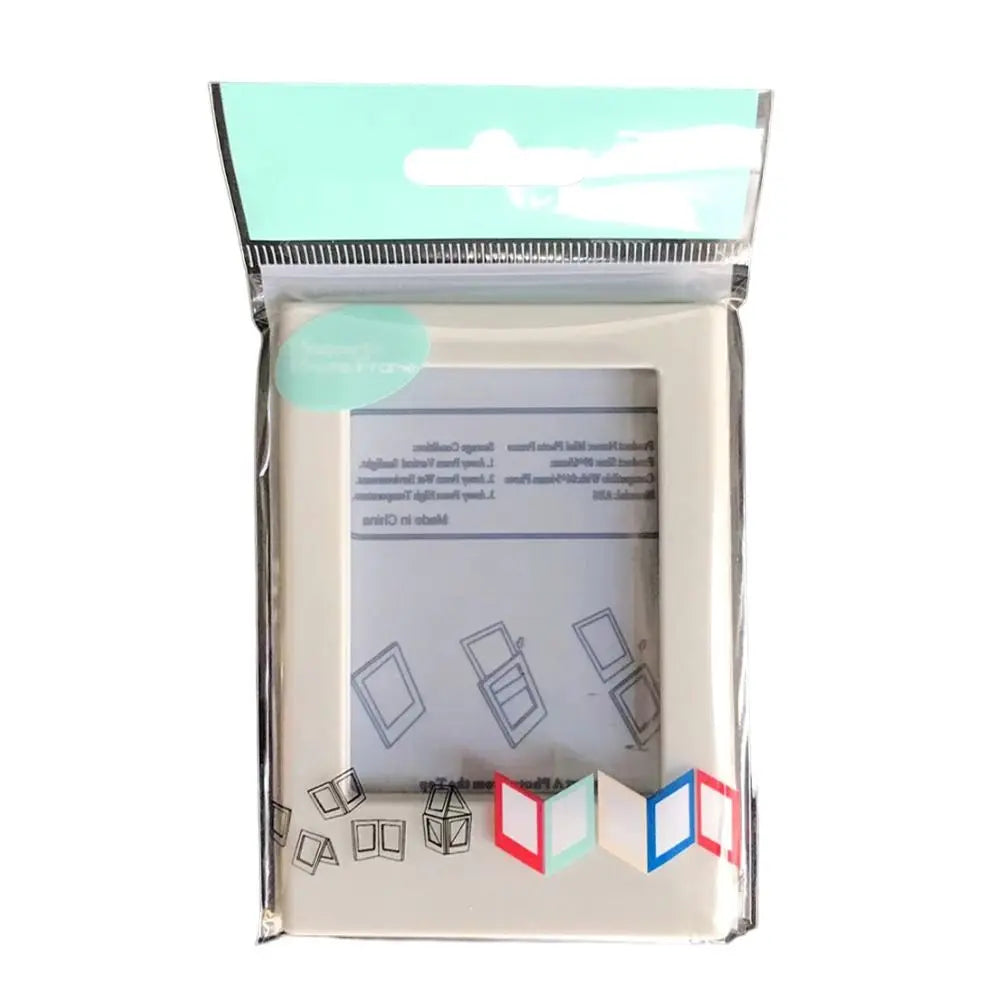 1PC 3-Inch Photo Frame Magnet Frame Polaroid Photo Mini Acrylic Magnetic Picture Frames Transparent Acrylic Card Display Stand