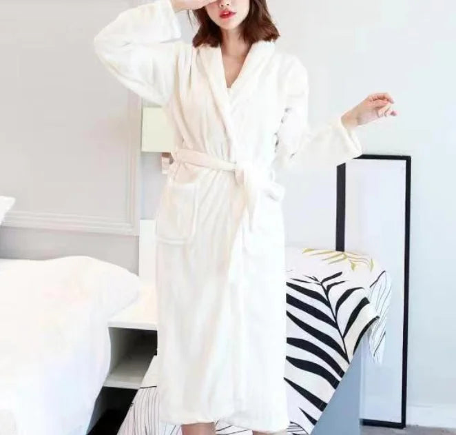 Personalised His and Hers Dressing Gown Customised Name Couples Bathrobes Terry Unisex Robe Monogrammed Mrs Mr Matching Robes