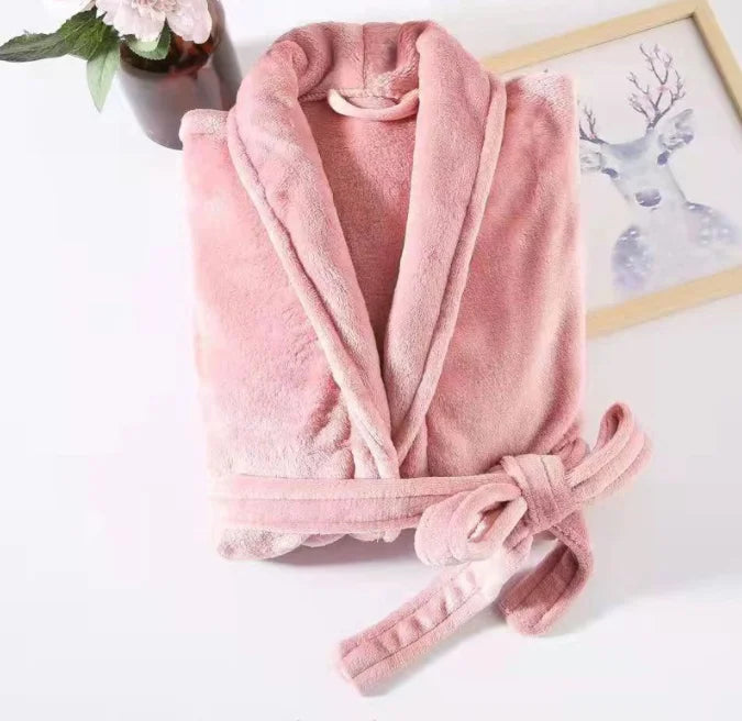 Personalised His and Hers Dressing Gown Customised Name Couples Bathrobes Terry Unisex Robe Monogrammed Mrs Mr Matching Robes