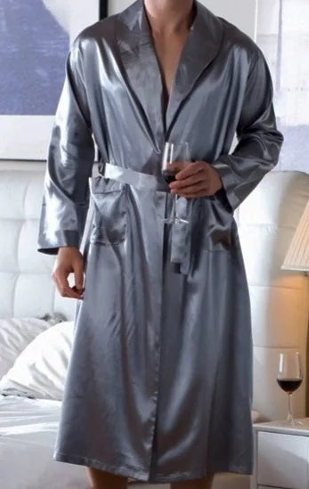 King And Queen Satin Robes Set Couple Couples Robes Mr. And Mrs. Kimono for Bride Kimonos Mr and Mrs Personalized Robes
