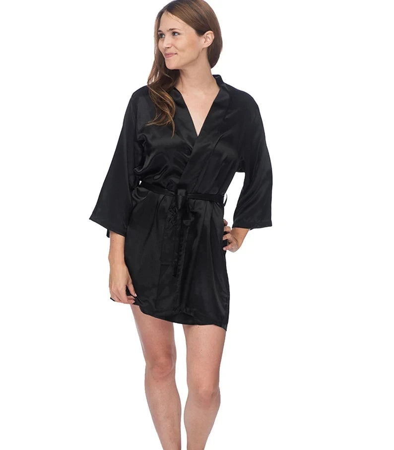 Customized Men's Bathrobe Silk Couple Set King and Queen Bath Robe Wifey and Hubby Robe Satin Valentine's Day Bathrobes Personal