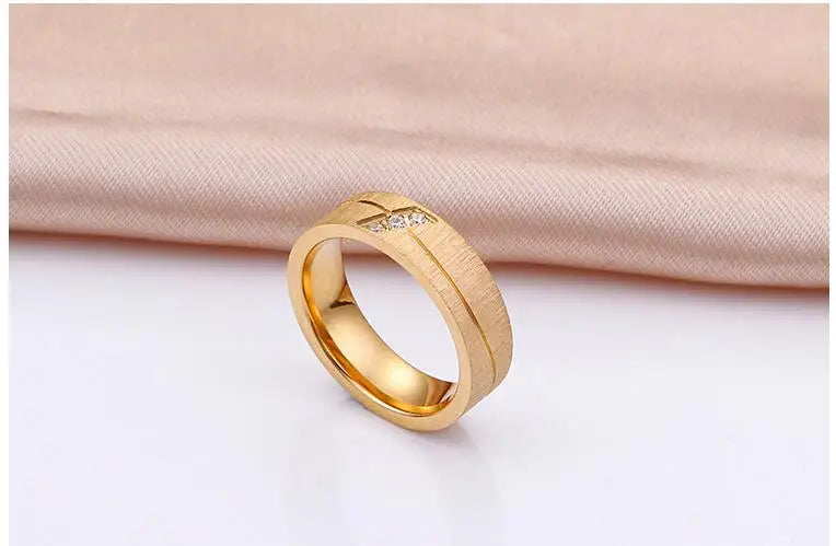 316l Stainless Steel African Jewelry en Lovers Alliance Anniversary Marriage Wedding Rings Couple Sets for Men and Women