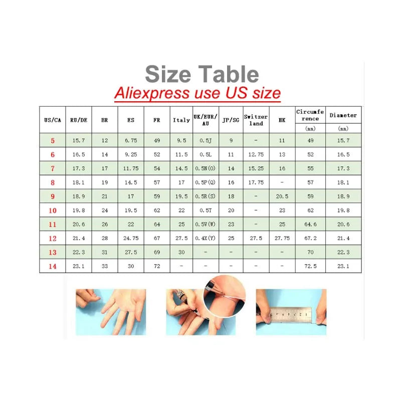 New Trendy Titanium Romantic Couple DIY  Crystal Alliance Engagement Wedding Rings For Men Women Jewelry