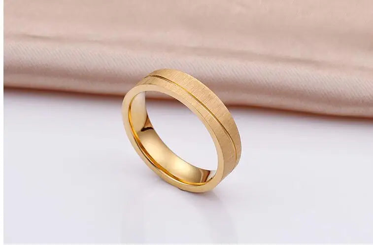 316l Stainless Steel African Jewelry en Lovers Alliance Anniversary Marriage Wedding Rings Couple Sets for Men and Women
