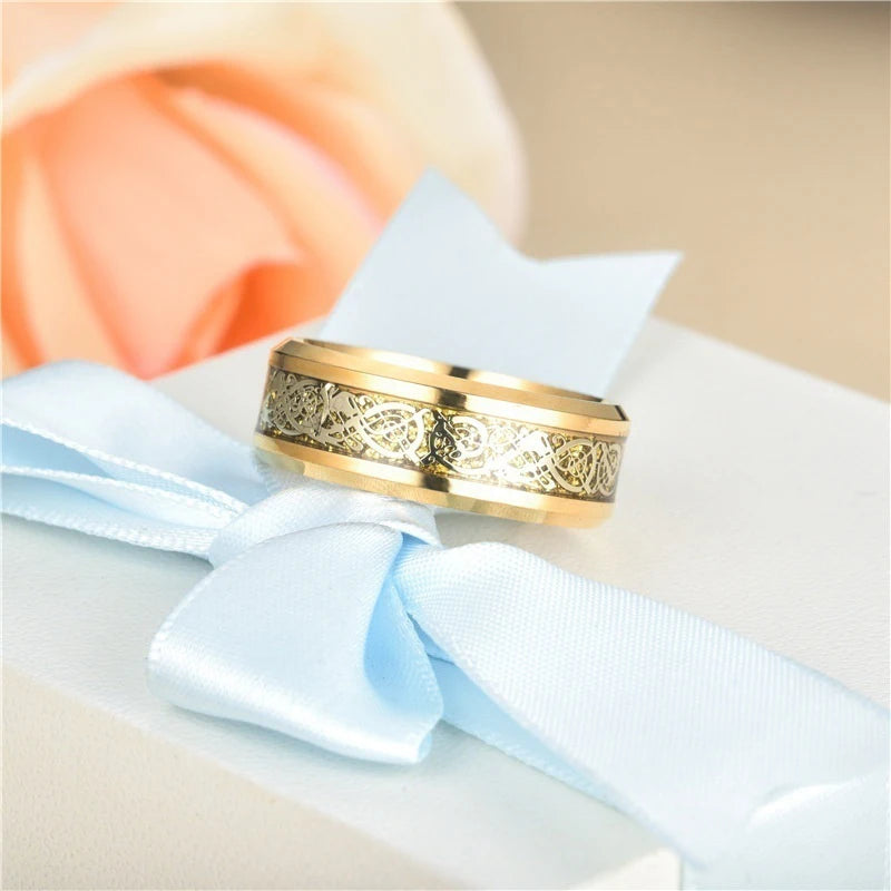 Fashion Couple Rings for Lover's Cute Women Rhinestones Zircon Heart Rings Trendy Stainless Steel Men Rings Valentine's Day Gift
