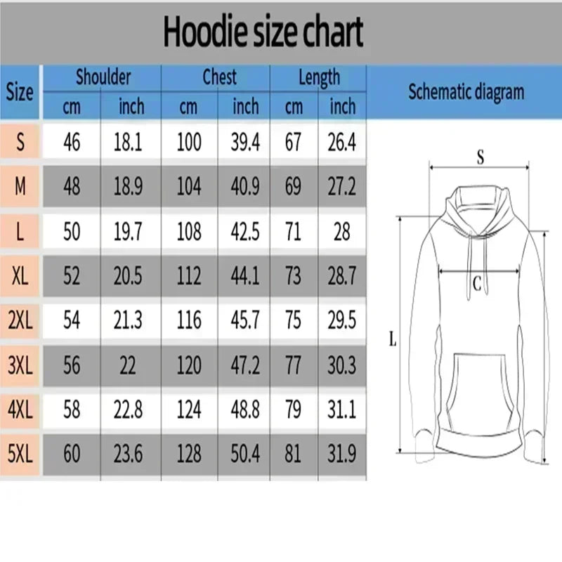Summer Creative Harajuku Fashion Men's Hoodie Sweatshirt Couple Hoodie Men Women's Hoodie Black and White Casual Autumn Hoodie