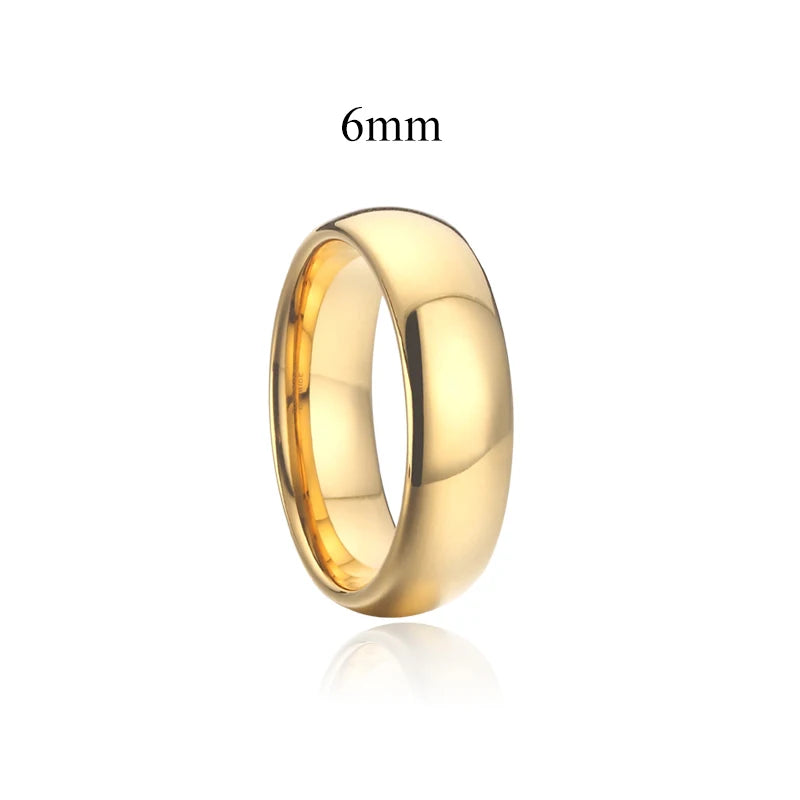 316l Stainless Steel African Jewelry en Lovers Alliance Anniversary Marriage Wedding Rings Couple Sets for Men and Women