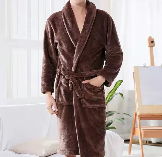 Personalised His and Hers Dressing Gown Customised Name Couples Bathrobes Terry Unisex Robe Monogrammed Mrs Mr Matching Robes
