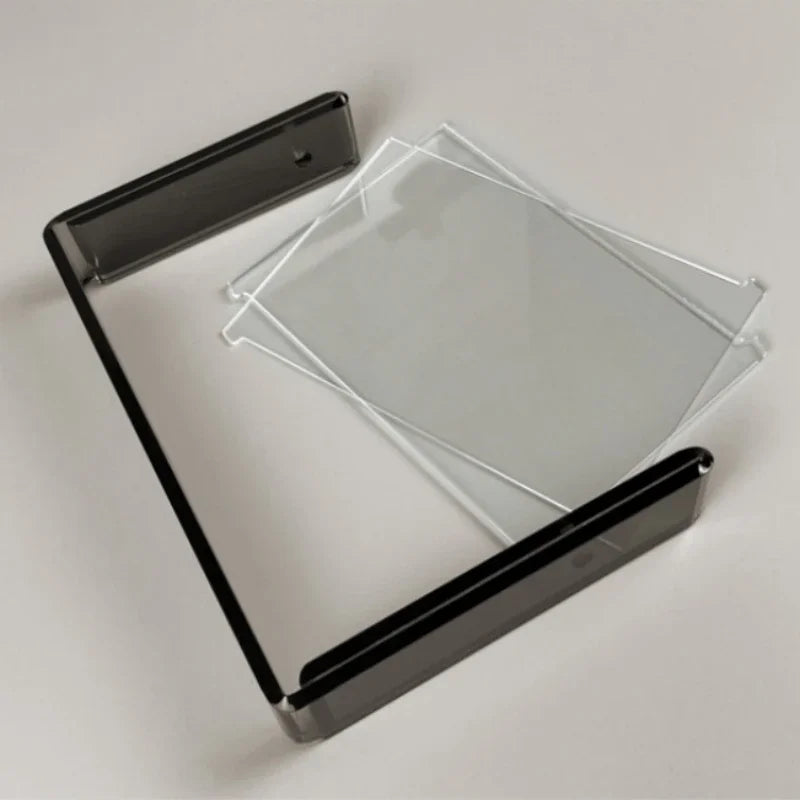 Creative Double-sided Rotating 6-inch High-definition Transparent Acrylic Photo Frame for Weddings and Home Decor