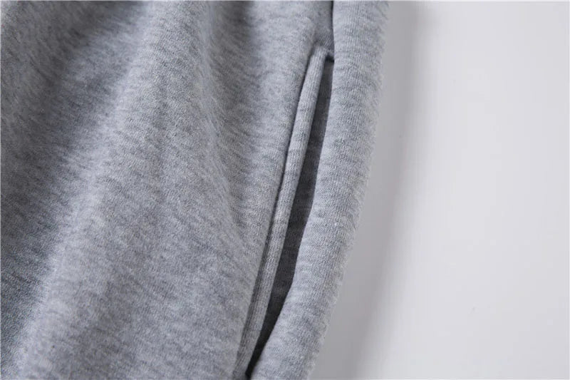 2025 New Autumn and Winter Men's and Women's Sweater Set KING QUEEN Loose Relaxed Hooded Print Couple Set