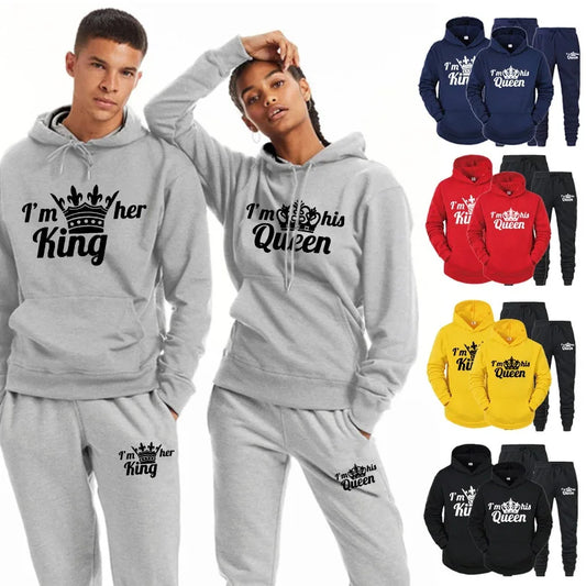 New Male Hoodie+Pants 2Pcs Jogging Sports Suit Casual Tracksuit Men Hooded Sweatshirt Outfit Spring Autumn Mens Sets Sportswear